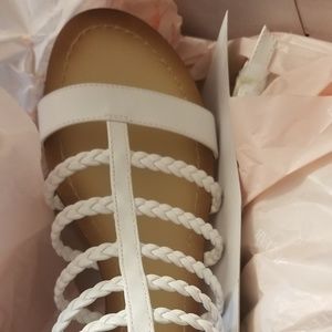 White Sandals size 10